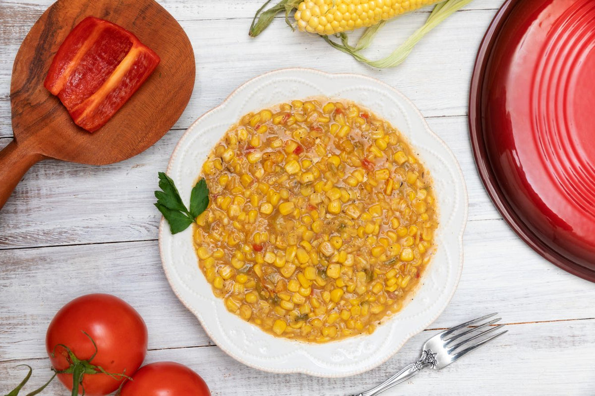 Andouille Corn Maque Choux