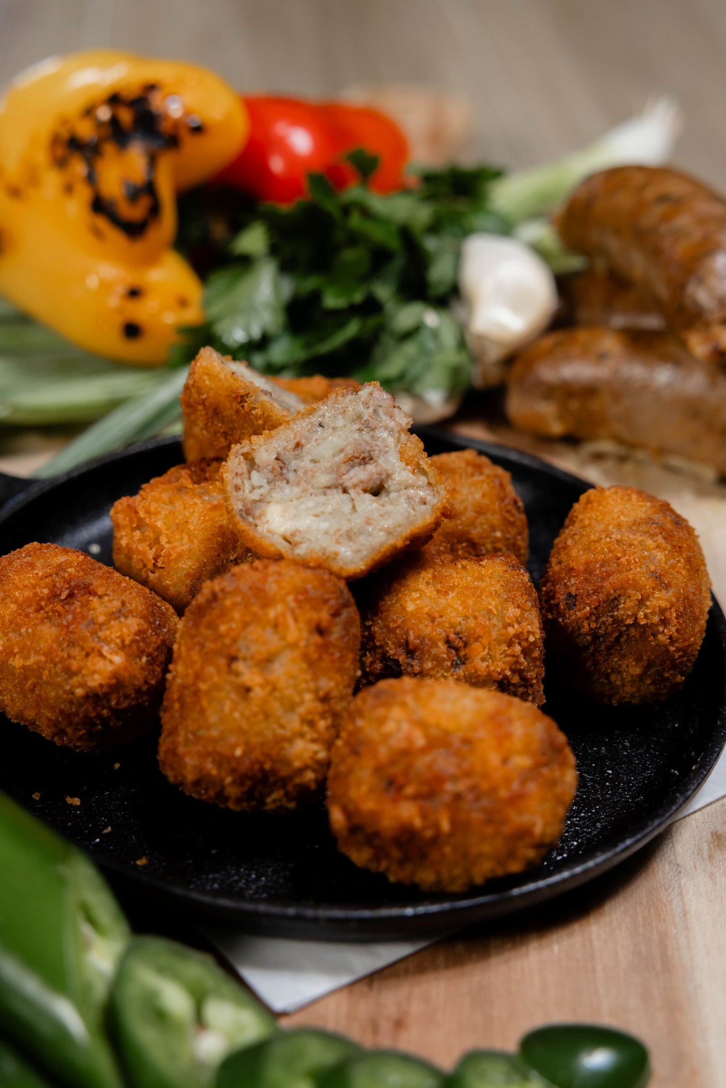 Belle Rose Boudin Balls w/Pepperjack