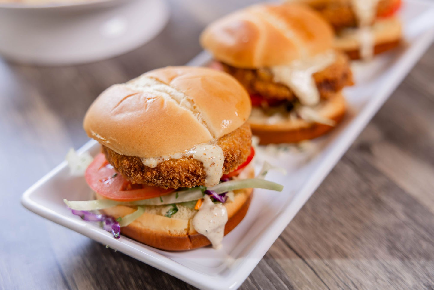 Crab Burgers-Battered