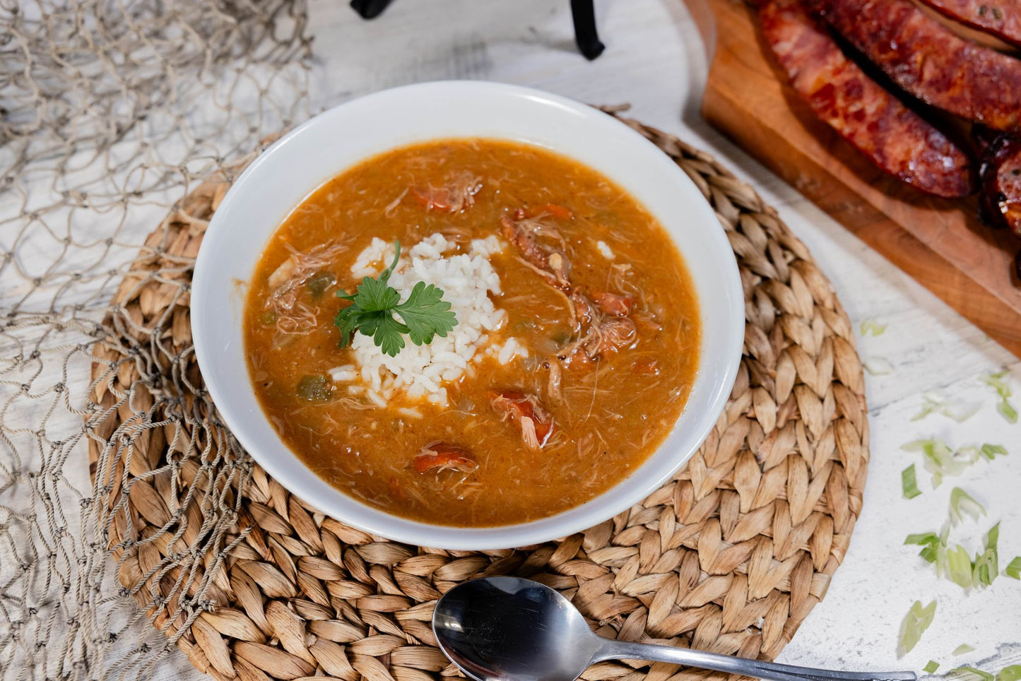 Duck and Andouille Gumbo