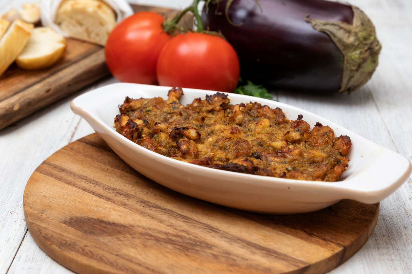 Eggplant Seafood Dressing